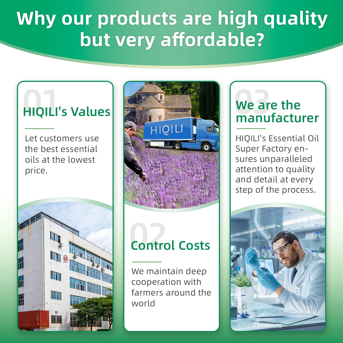 HIQILI Patchouli Essential Oil For Aromatherapy Diffuser And Humidifier