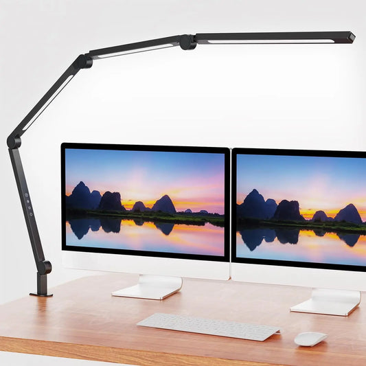 Aiopp LED Desk Lamp With Clip Multi Angle Flexible Light