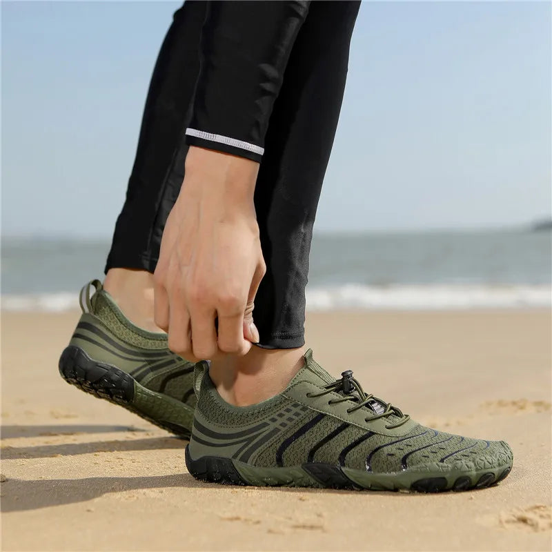 MAIJION Aqua Water Shoes Barefoot Beach Shoes For Men And Women Quick Dry Lightweight Non Slip Rubber Outsole-A