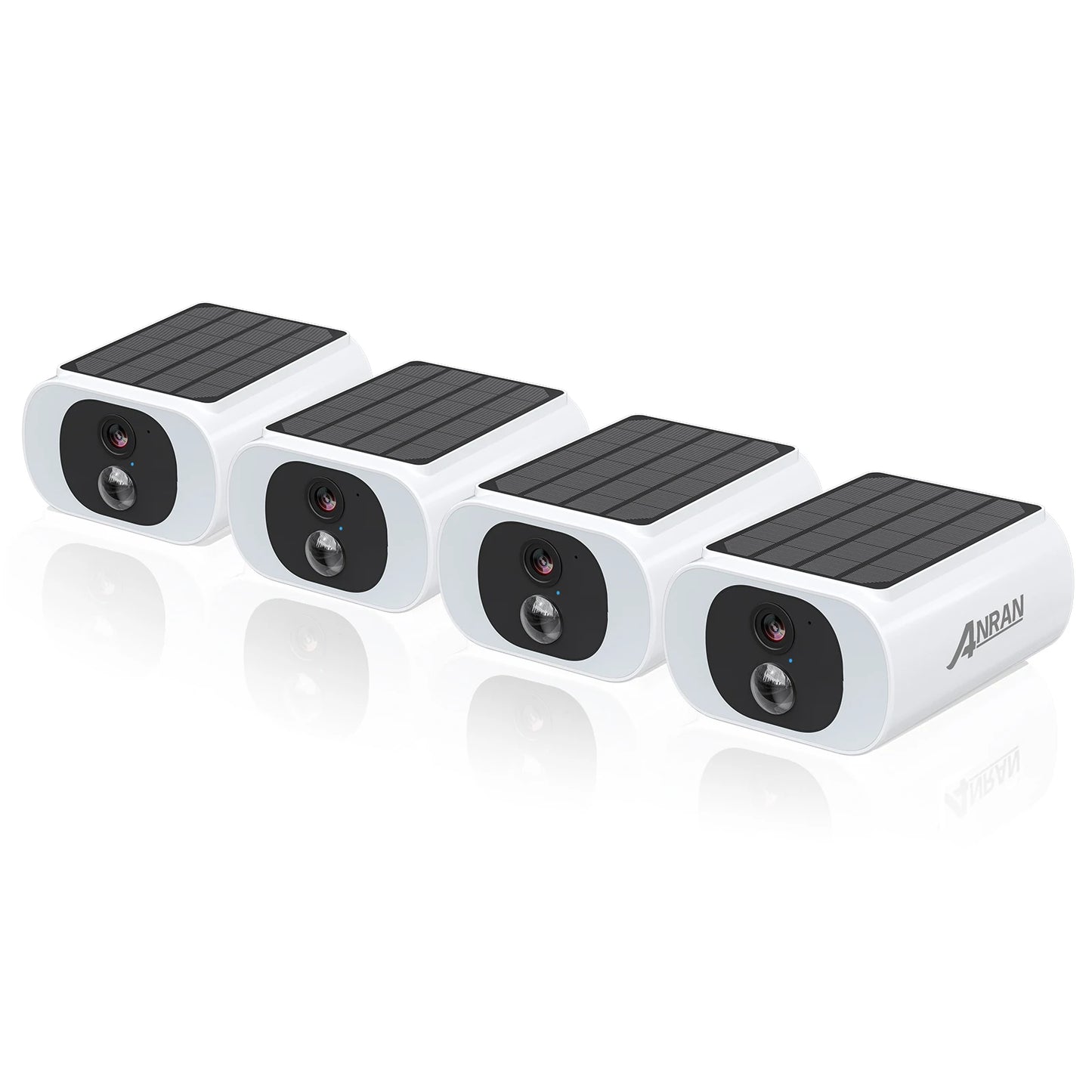 ANRAN Outdoor Wireless Camera 2.4GHz 3MP Solar Battery Floodlight Local Alarm