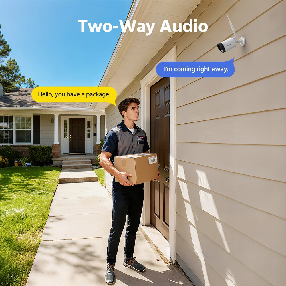 ANNKE 5MP NVR Kit With Monitor Outdoor Wireless Cameras