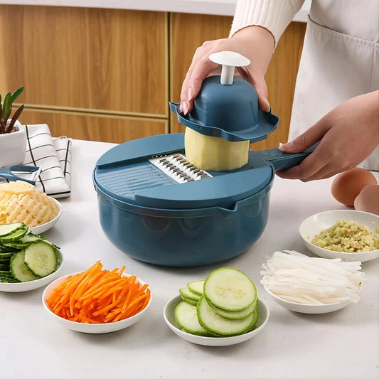 9 In 1 Vegetable Cutter Multi Functional Grater Slicer