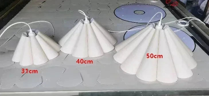Lower Petals LED Pendant Chandelier for Living Room and Dining Area