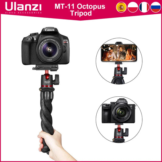 Ulanzi MT11 Flexible Tripod For Smartphone And DSLR Vlog 2 In 1