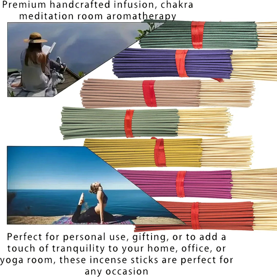 Assorted Incense Sticks Set Lavender Jasmine Rose Sandalwood Dragon's Blood