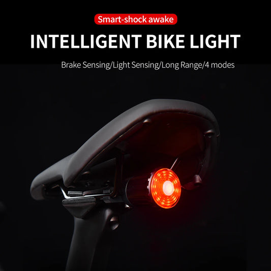 Smart Bicycle Brake Lights With Multiple Flashing Modes