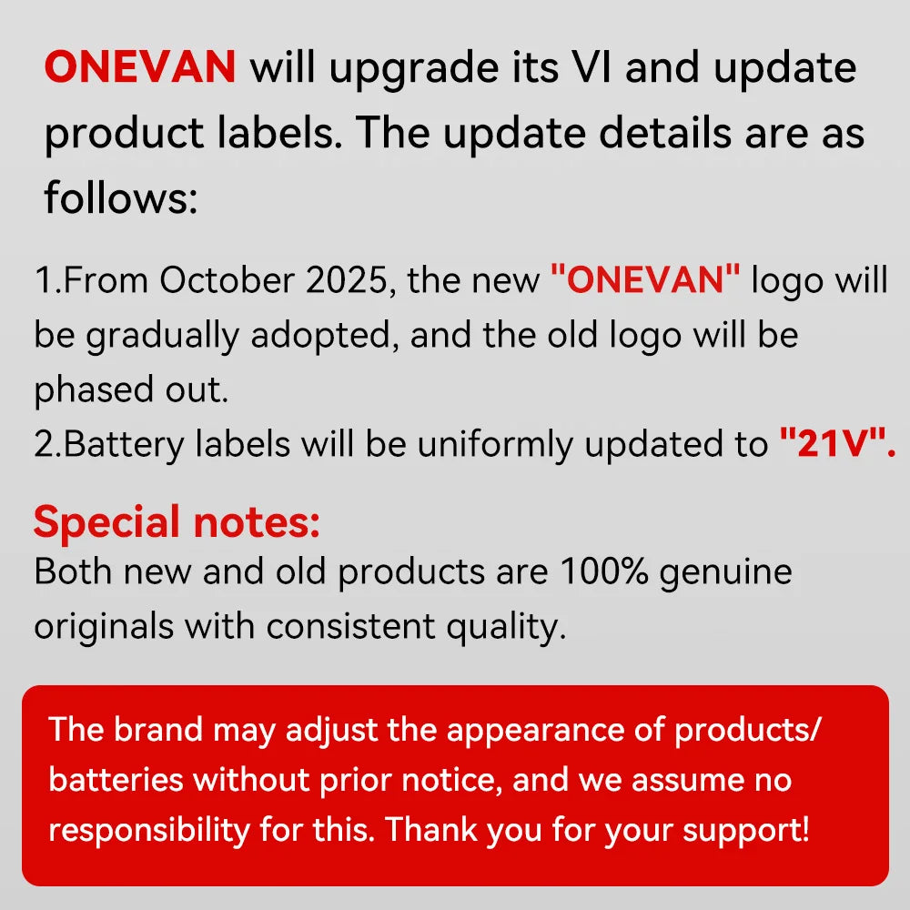 ONEVAN Brushless Electric Impact Wrench 1800 Nm Torque Cordless Tool A Stepless Speed Switch 0 To 7200 IPM-A