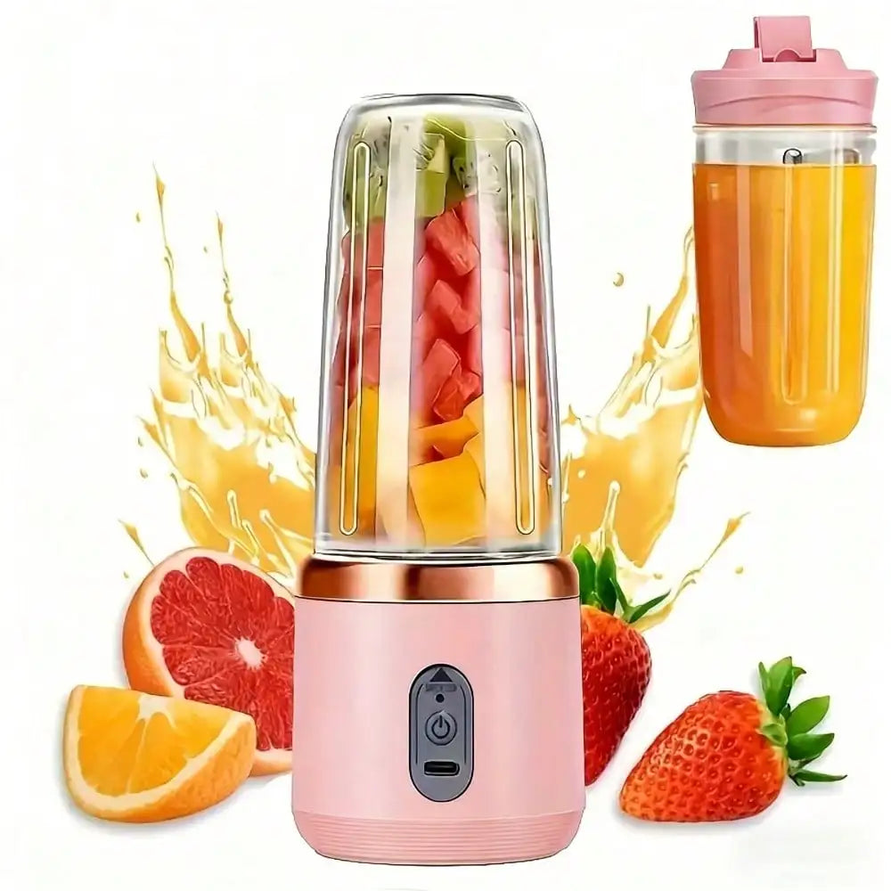 Portable Dual Cup Juicer Blender USB Rechargeable On The Go Blender For Smoothies And Iced Coffee-A