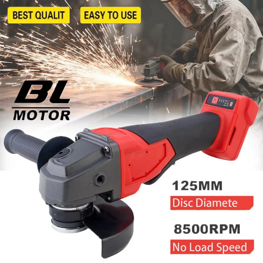 Magnitt Brushless Cordless Angle Grinder 3 Gears Disc