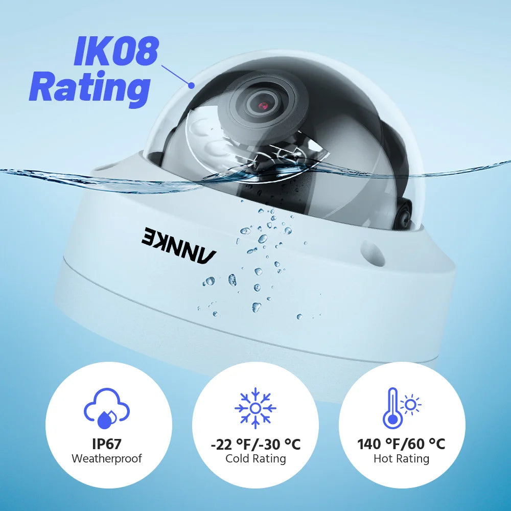 ANNKE 12MP Smart Dual Light PoE Security Camera Kit 8CH NVR Outdoor