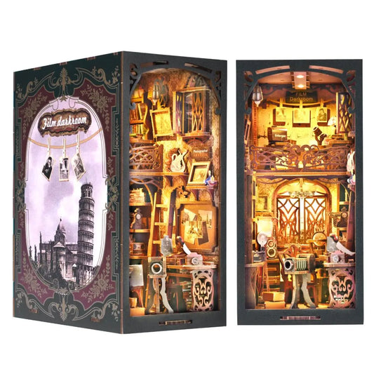 Booknook DIY Wooden Puzzle Miniature House Kit For Dollhouse Decor