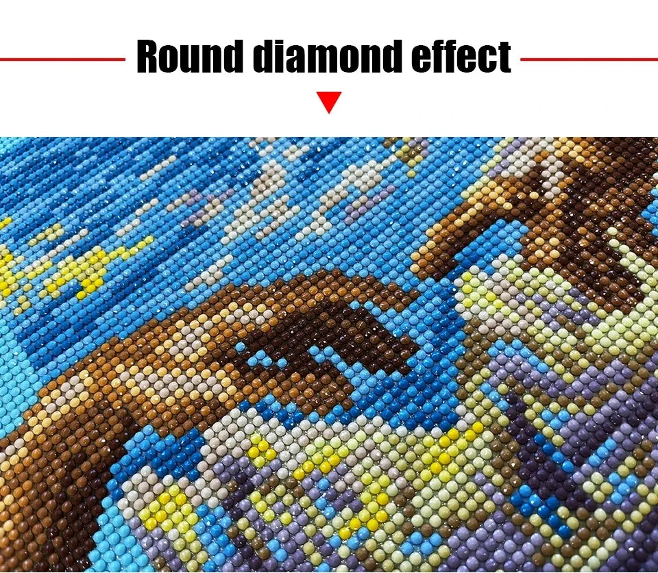 5D Diamond Art Painting Jack Russell Terrier Mosaic Kit A Full Pasting Area Includes Canvas Tools-A