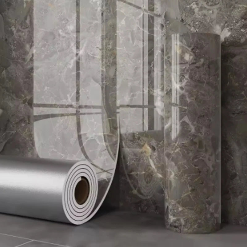 Marble Foam Tile Self Adhesive Wallpaper For Walls And Bathrooms Peel And Stick PVC Vinyl Moisture Resistant-A