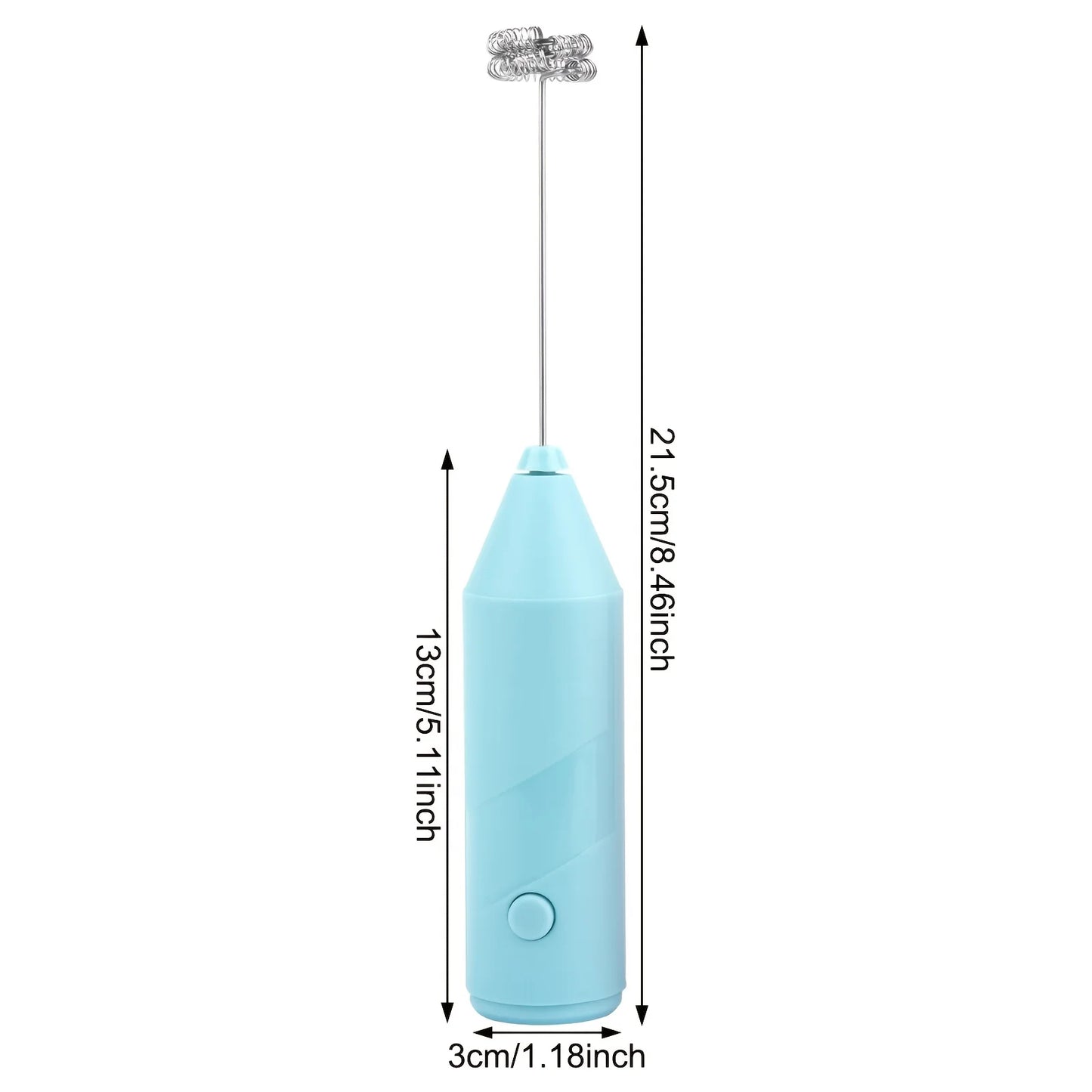 AEHOME Handheld Electric Milk Frother 1130 RPM Motor For Coffee Latte Cappuccino Velvety Microfoam At Home-A