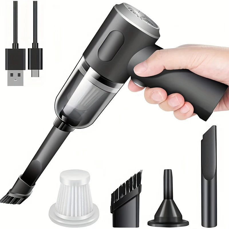 XMSJ 690000Pa Wireless Car Vacuum Cordless Wet Dry Vacuum Cleaner For Car Interior Cleaning With 120W Motor-A