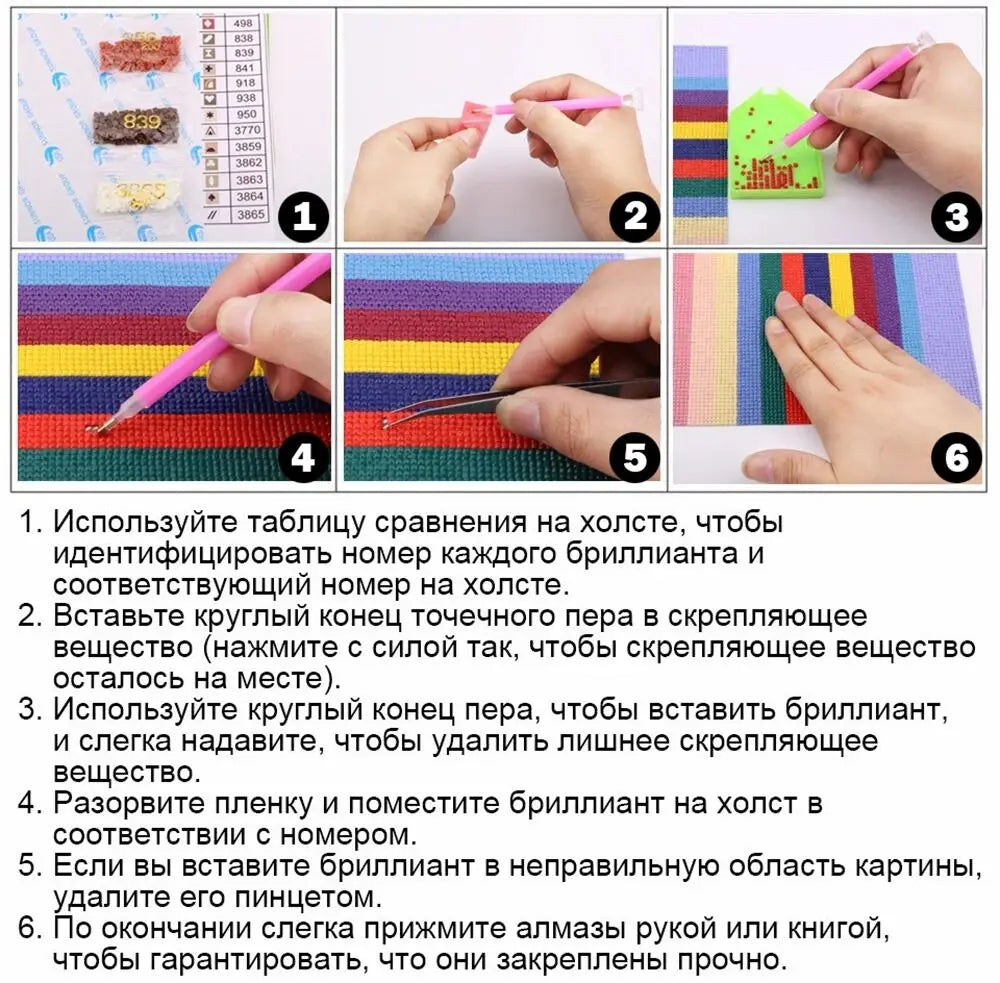 DiaPai Fairy Dust Diamond Painting Parrot Kit A 3D 5D Full Square and Round Drills No Frame Required-A