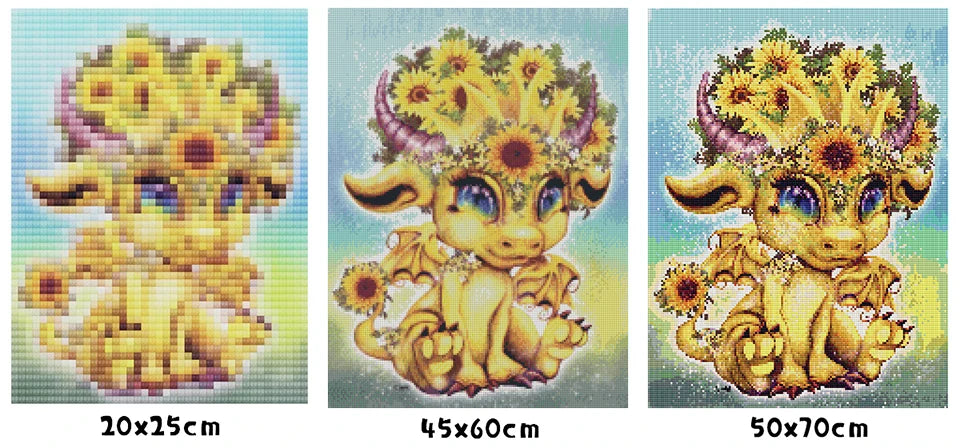 Potdemiel Fairy Dust DIY 5D Diamond Painting Dream Castle Mosaic Full Drill Square Or Round Diamonds-A