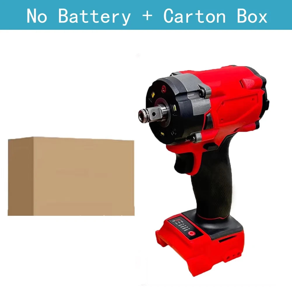 Magnitt Brushless Impact Wrench 500Nm Cordless Tool Half Inch Drive 18V For Lug Nuts And Heavy Fasteners-A