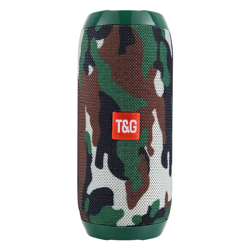 Portable Bluetooth Speaker TWS Wireless IPX5 Waterproof 1200mAh Battery FM Radio With Dual High Performance Drivers-A