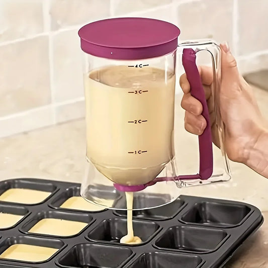 Zxyouping Batter Dispenser Handheld Pastry Dough Funnel