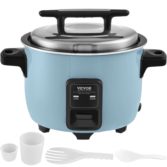VEVOR Commercial Rice Cooker With Aluminum Nonstick Inner Pot 24 Hour Keep Warm