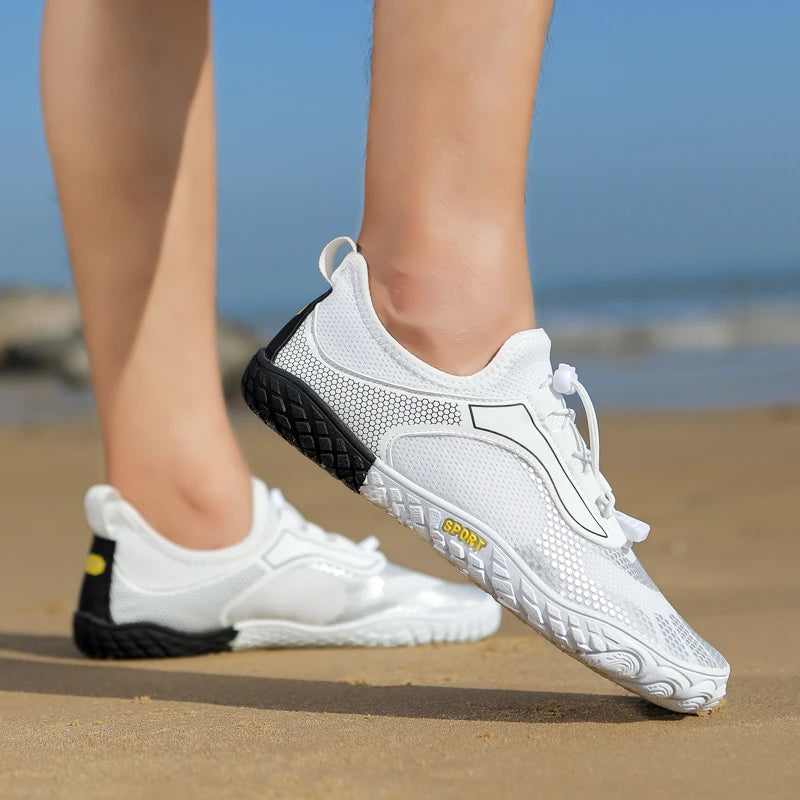 MAIJION Aqua Water Shoes Barefoot Beach Shoes For Men And Women Quick Dry Lightweight Non Slip Rubber Outsole-A
