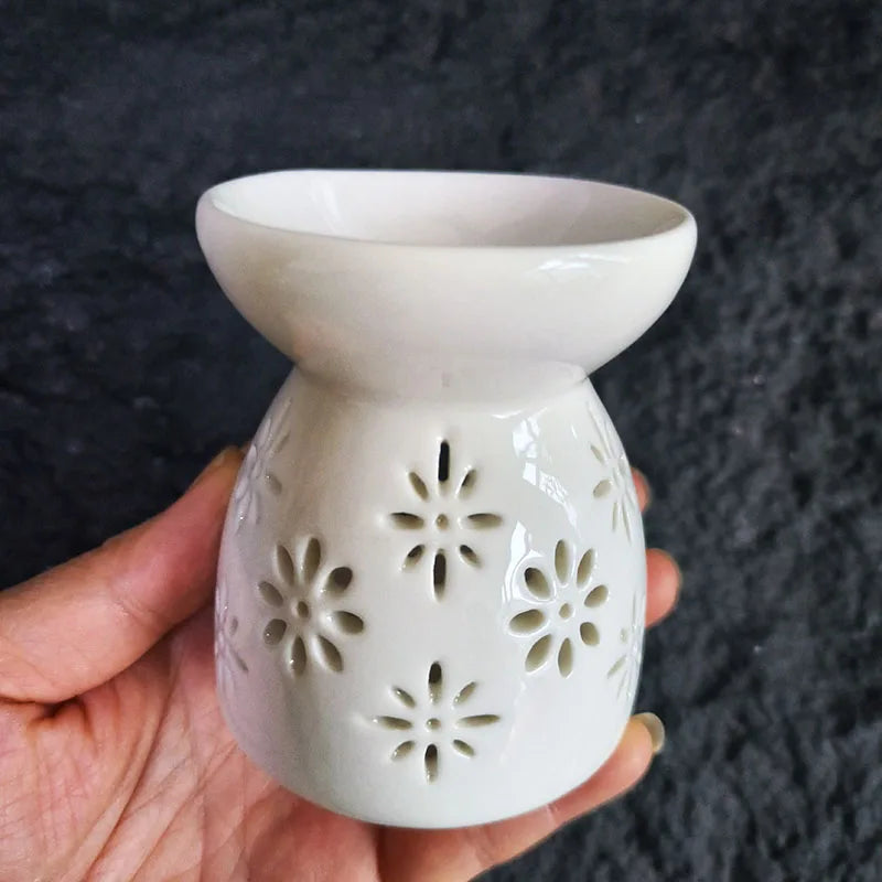 Ceramics Incense Burner And Essential Oil Heater For Aromatherapy