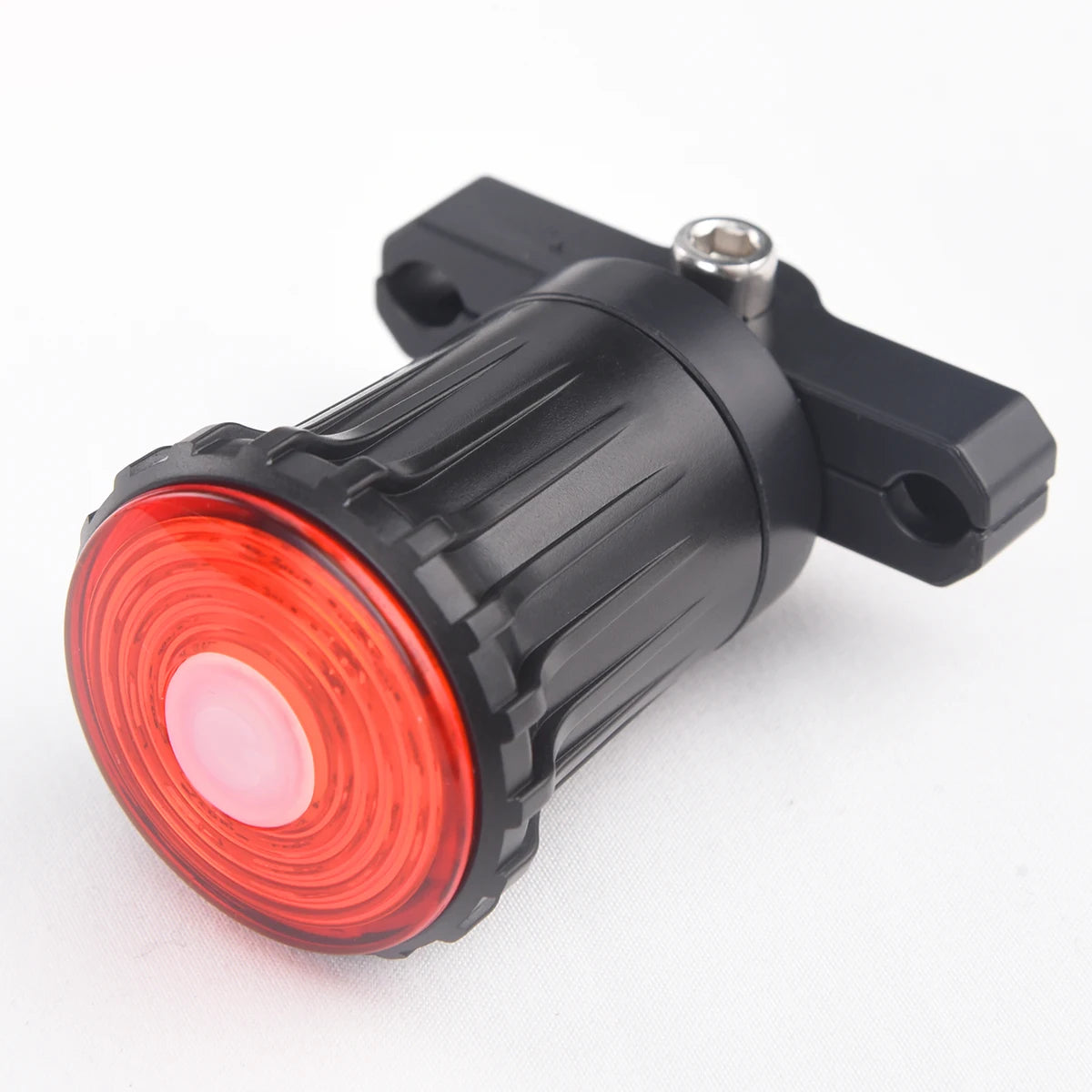 Smart Bicycle Brake Lights With Intelligent Sensing And Multiple Flash Modes Mounts On Saddle Rails For Enhanced Rear Visibility-A