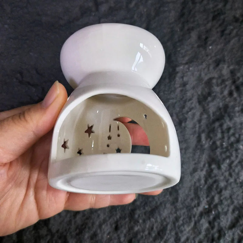 Ceramics Incense Burner And Essential Oil Heater For Aromatherapy