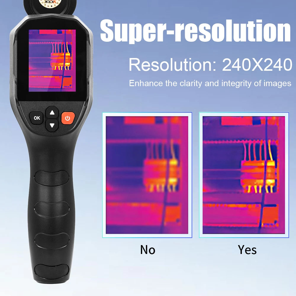 Victor 321 Pro Handheld Thermal Camera Infrared 240x240 25Hz With 60 MilliKelvin Sensitivity And 50 Degree Field Of View-A