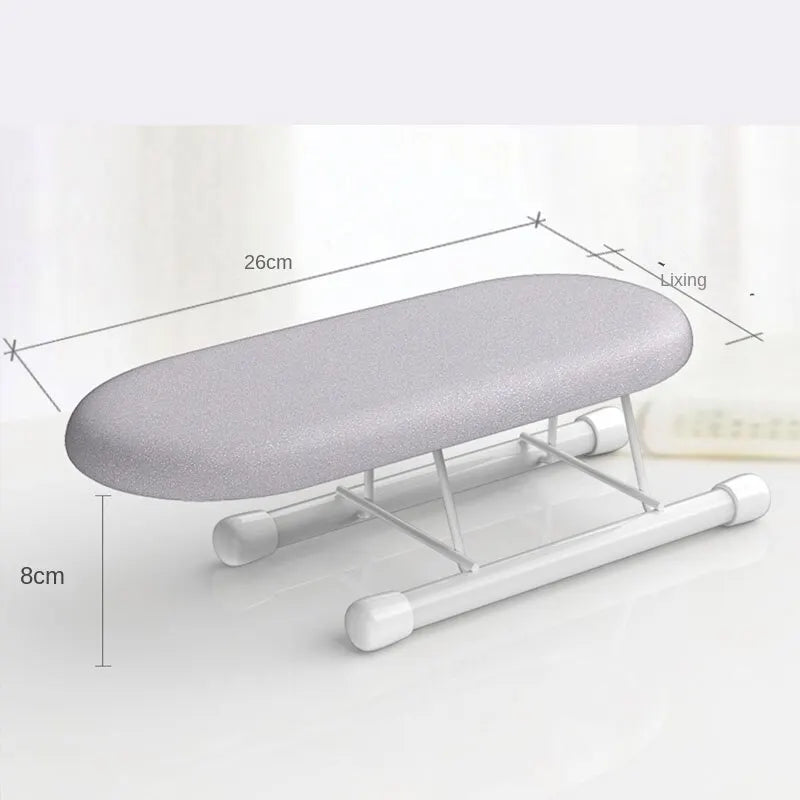 Portable Mini Ironing Board Rack For Clothes And Sleeves Storage Travel Size Lightweight-A
