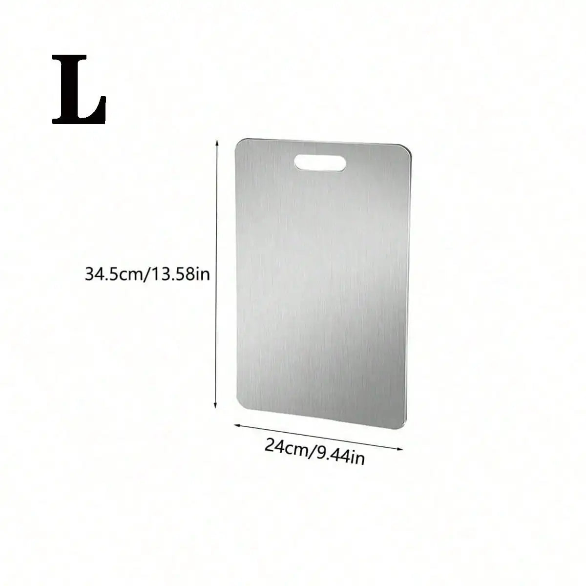 Titanium And 304 Stainless Steel Cutting Board Antibacterial Kitchen Non Slip Durable Surface-A