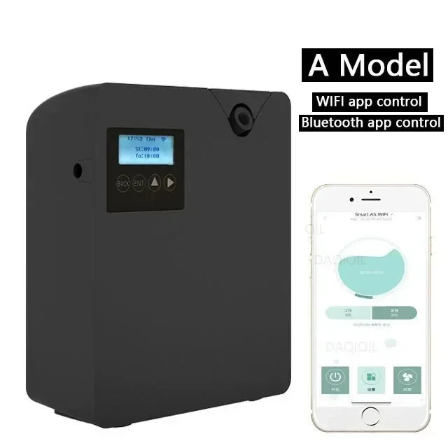 LuxPerfume WiFi Essential Oil Aroma Diffuser Control A for Home and Hotel Ambience Quiet and Versatile-A