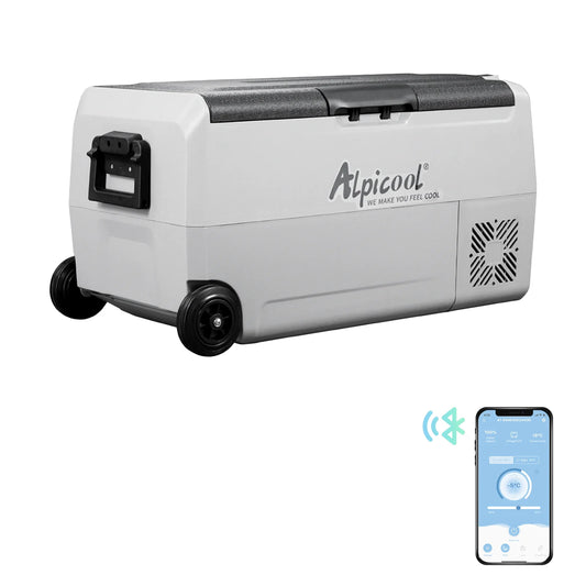 Alpicool T Dual Temperature 12V Car Refrigerator Freezer For Truck RV Boat