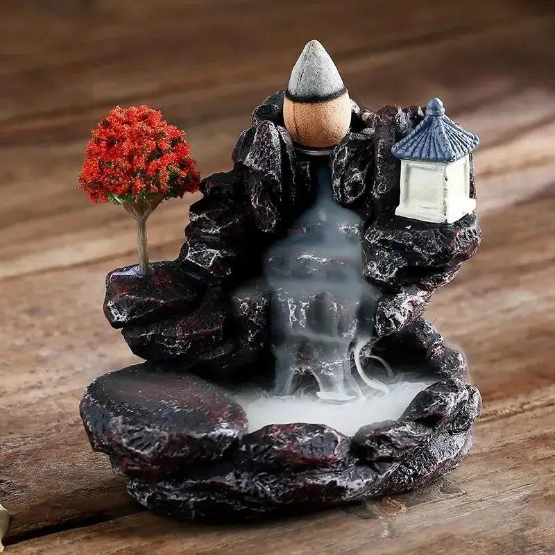Backflow Incense Holder Waterfall Burner For Aromatherapy Home Decor