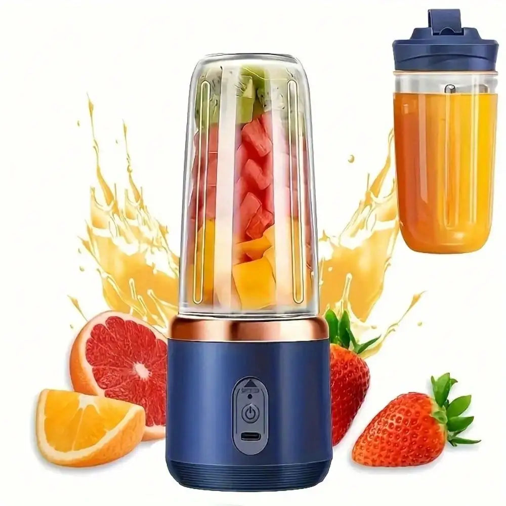 Portable Dual Cup Juicer Blender USB Rechargeable On The Go Blender For Smoothies And Iced Coffee-A