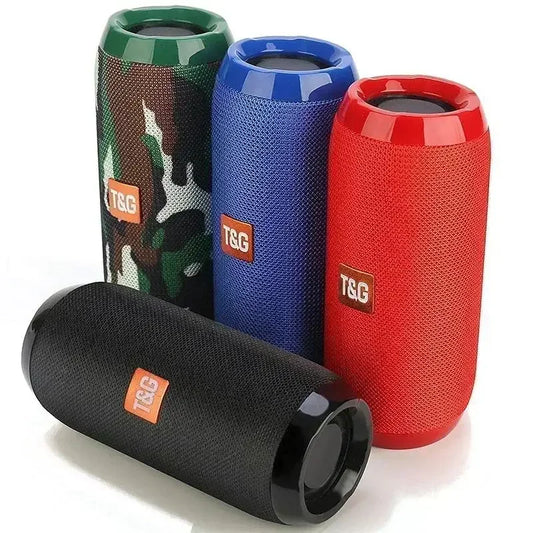 Portable Bluetooth Speaker TWS Wireless IPX5 Waterproof 1200mAh Battery FM Radio With Dual High Performance Drivers-A