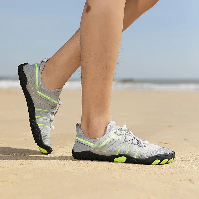 MAIJION Aqua Water Shoes Barefoot Beach Shoes For Men And Women Quick Dry Lightweight Non Slip Rubber Outsole-A
