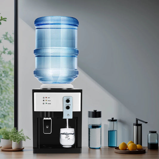 HS 09 Hot Cold Desktop Water Dispenser With Detachable Reservoir Home Office