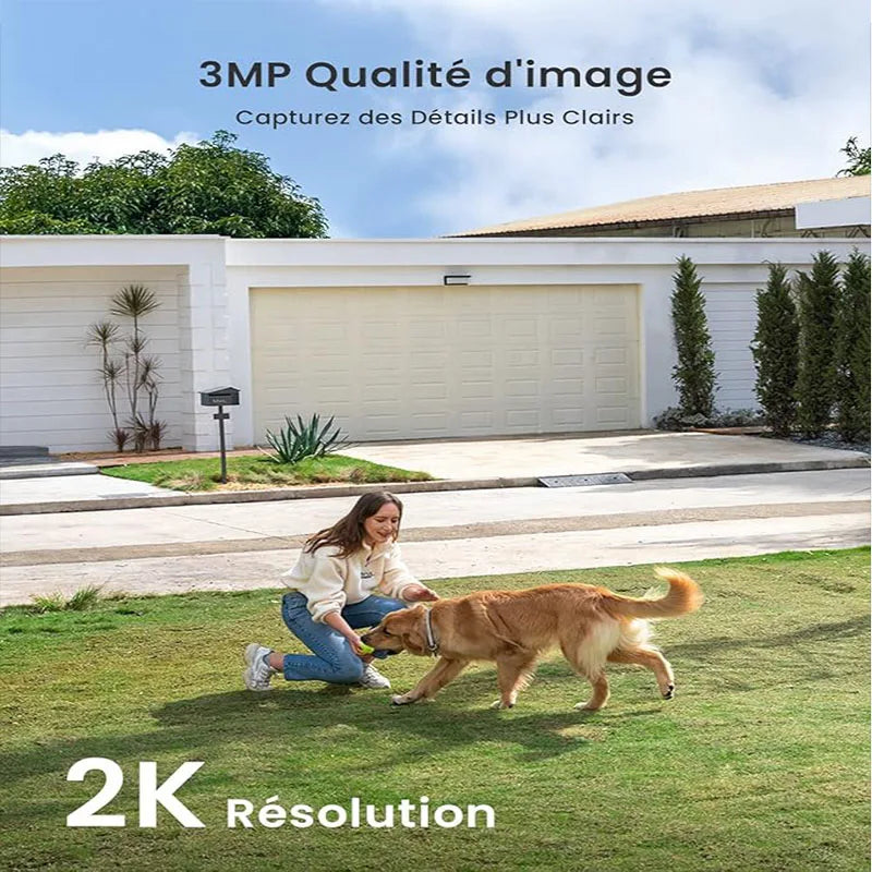 IEGEEK 2K Wireless Battery Camera With Night Vision AI