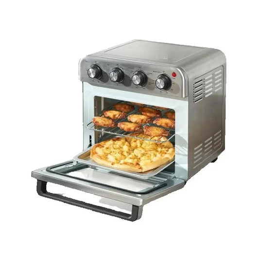 SucceBuy Seven In One Air Fryer Toaster Oven Stainless Steel Countertop