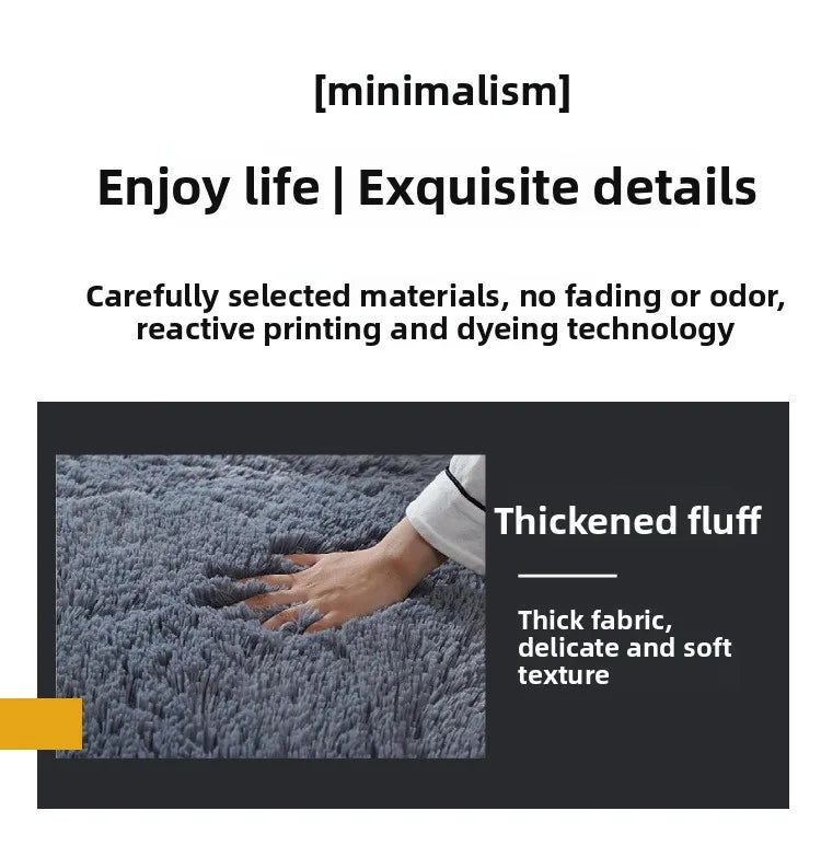 Rakks Tie Dye Silk Plush Geometric Living Room Rug 100 Percent Polyester Pile Ultra Soft-A