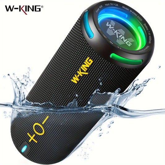 W King D320 40W Portable Bluetooth Speaker IP67 Waterproof Outdoor Rugged For Camping Beach And Backyard Parties-A
