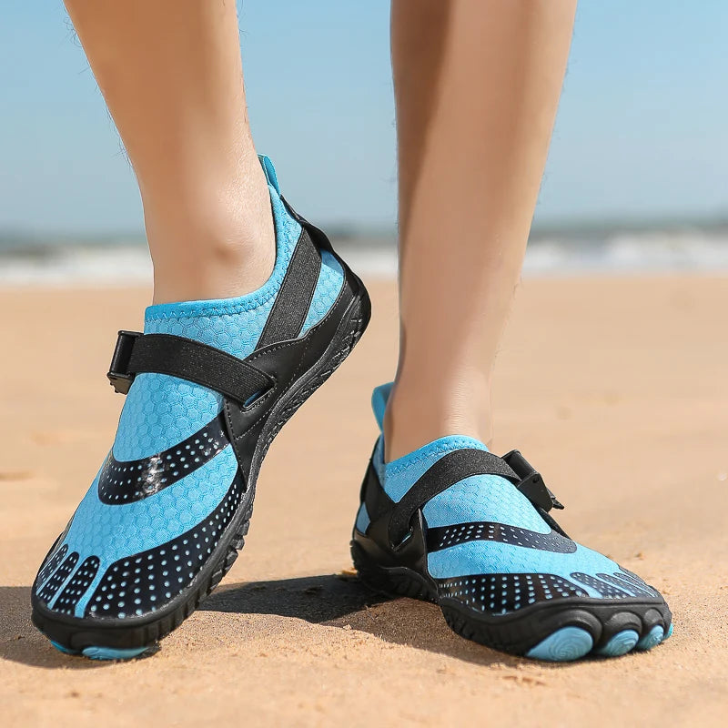 MAIJION Aqua Water Shoes Barefoot Beach Shoes For Men And Women Quick Dry Lightweight Non Slip Rubber Outsole-A