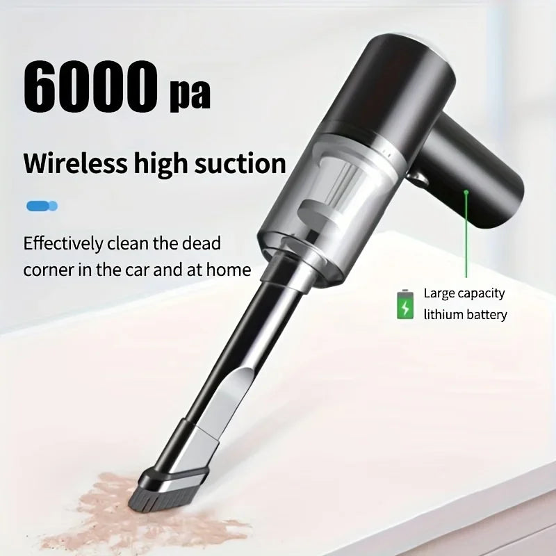 XMSJ 690000Pa Wireless Car Vacuum Cordless Wet Dry Vacuum Cleaner For Car Interior Cleaning With 120W Motor-A