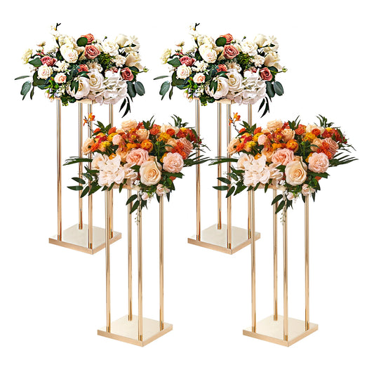 SucceBuy Metal Column Wedding Flower Stand Centerpiece