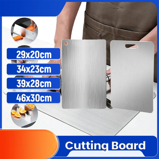 Stainless Steel Double Sided Cutting Board For Meat And Vegetables