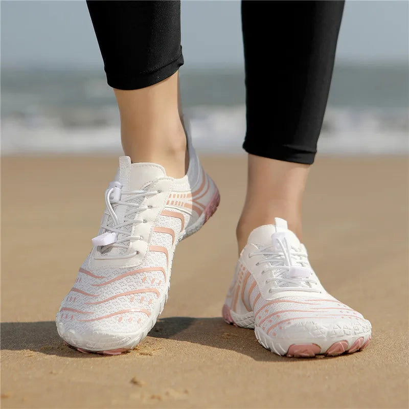 MAIJION Aqua Water Shoes Barefoot Beach Shoes For Men And Women Quick Dry Lightweight Non Slip Rubber Outsole-A