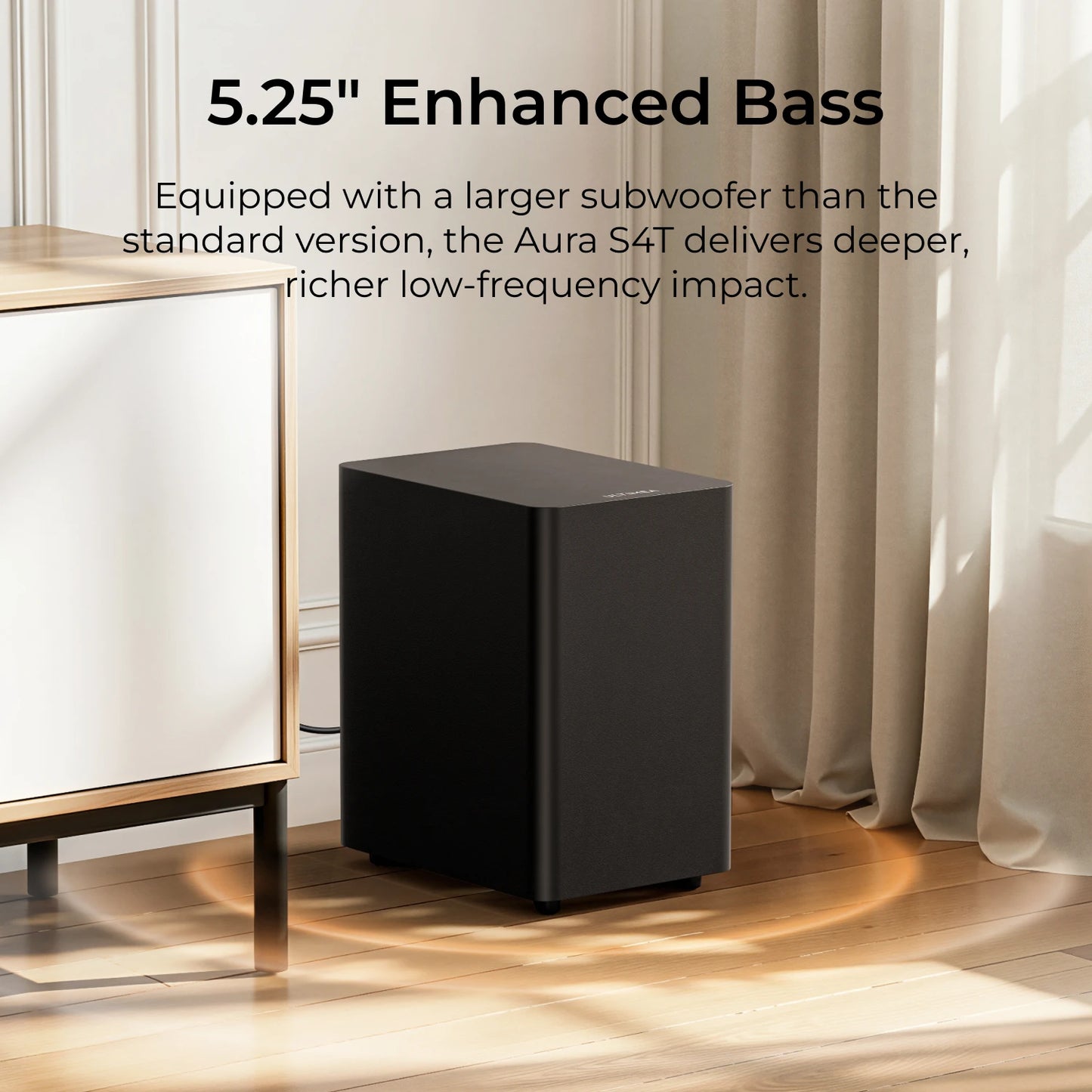 Ultimea 350W 7.1ch Virtual Surround Soundbar With Subwoofer And Smart App Control-A