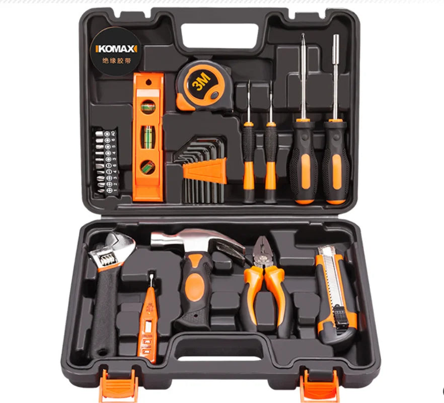 Home Tool Set With Storage Box DIY Tools Kit